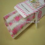 Fresh flowers/natural leaf wrapping gift paper