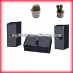 Beautiful small black button box gift boxes