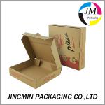 Brown kraft corrugated pizza box custom made