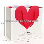 lovely gift bag with heart shape