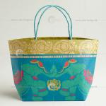 2014 New twisted handle Holiday Kraft paper Gift Bag