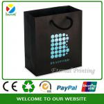 Hign End Logo Printed Paper Bag With Hot Laser Stamp