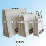 White kraft paper bag