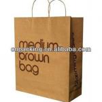 cheap customized kraft clothing paper bags