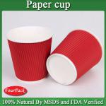 Custom Corrugated paper cups hot sale