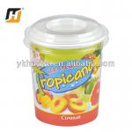 disposible paper ice cream cup with lid