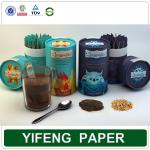 China Factory Professional Food Grade Packaging for Tea Custom Printing Paper Tube Wholesale