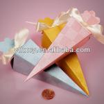 CUTE!!! Cone shaped favor boxes