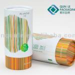 Printing Round Paper 4 c printing Tube Can For Tea Packaging