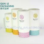 Cylinder Paper Can 4c Offset Printing Paper Packaging Box Tea