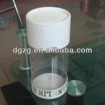 China transparent/clear paper tube with PVC window for food/gift/cosmetic packaging
