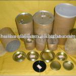craft paper tube with metal lids