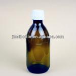 Amber glass Bottles For Syrup DIN PP 28mm