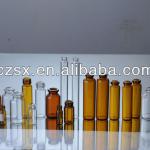 clear/amber pharmaceutical tubular glass vials Type I for injection,antibiotics,power,lyophilization