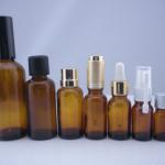 15ml amber glass spray bottle