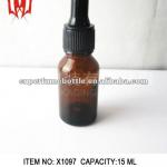 15 ML Empty Amber Glass dropper Bottles