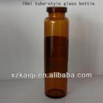 10ML amber tube-style glass bottle