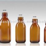 Various brown glass medicine bottle for syrup