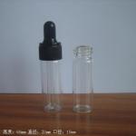 10ml clear glass vial with dropper