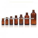 amber medicine glass bottle