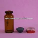 medical liquid vial 10ml with stopper and aluminium cap