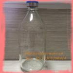 500ml clear glass infusion bottle with rubber