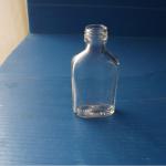 20ml empty clear water/other liquro glass bottle with lid