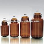 200ml amber glass bottle wide mouth