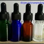 5ml 10ml 15ml 20ml 30ml 50ml clear glass bottles with pipette and black top