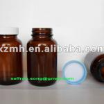 120ml Amber glass medical bottle with wide neck