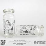 10ml glass vial with own logo