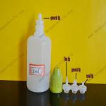 50ml pe nicotinic liquid for e cigarette bottle/nicotinic liquid for e cigarette bottle with Child caps