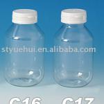 Clear PET plastic bottle