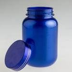 Wide Mouth 100Gram Round PET Plastic jars with crown cap