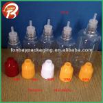 10ml 15ml 20ml 30ml 50ml empty plastic clear PET e liquid bottle with long thin tips&amp;childproof cap eye dropper bottle