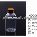 transparent PET bottle for Medicine packaging