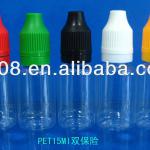 2013 BEST SALE PLASTIC DROPPER BOTTLE 15ML FOR E-CIGARETTE