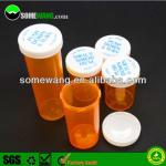 Amber Child Proof Plastic Opaque Medicine Vials,Plastic Pill Bottle, Plastic Medicine Jar