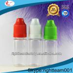 5ml,10ml,15ml,20ml, and 30ml,50ml PET tamper resistant dripper bottles with childproof with long thin tip