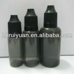 sterile black color plastic dropper bottle