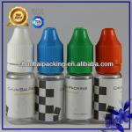 10/15/20/30ml e juice pet dropper bottle with childproof tamper cap braille triangle blind mark