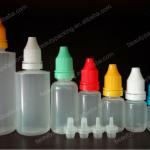 pe dropper bottle for e liquid juice flavor with tamper evident seal cap