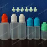 5ml pe dropper bottle for e cigarette liquid juice flavor with childproof cap