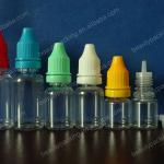 5ml 8ml 10ml 15ml PET dropper bottle with tamper seal cap for e liquid juice flavor