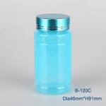 120ml PET Plastic Bottles Wholesale for Drugs Yellow/Blue/Clear/Amber