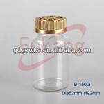 150cc Clear Plastic Medicine Bottles with Aluminum Lids, pet Bottle Manufacturers