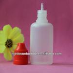 LDPE 30ml plastic dropper bottle with childproof cap