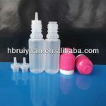 eye drop bottle LDPE thin 10ml bottle for e liquid dropper bottle with child tamper cap