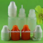 small plastic bottle with lids,10ml PE plastic dropper bottle childproof&amp;tamperproof cap,long thin tip for glue