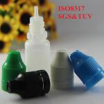 ISO 8317/SGS/TUV certificatee dropper bottles,PE bottles 10ml with childproof tamperproof cap